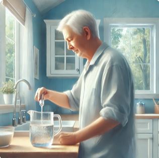 Conseils santé seniors : les eaux gélifiées, une solution d'hydratation adaptée aux personnes âgées ayant des difficultés à avaler